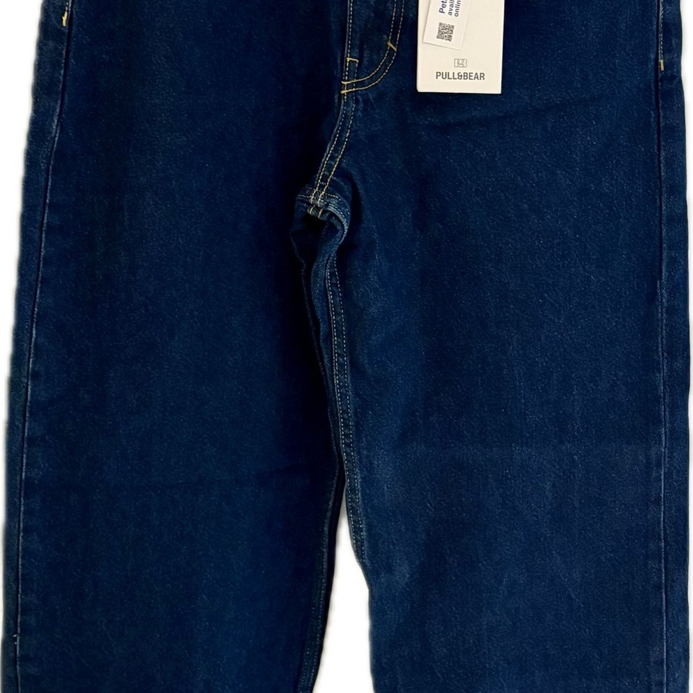 Pull&Bear Dark Blue Wide Leg Jeans